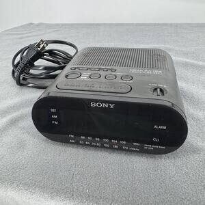 Sony Dream Machine ICF-C218 FM/AM Clock Radio Black Digital‎ Alarm Auto Time